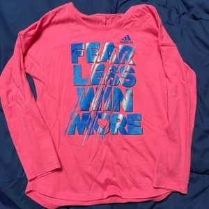 Adidas long sleeve girls shirt